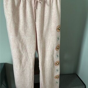 Floral Pink Sweatpants